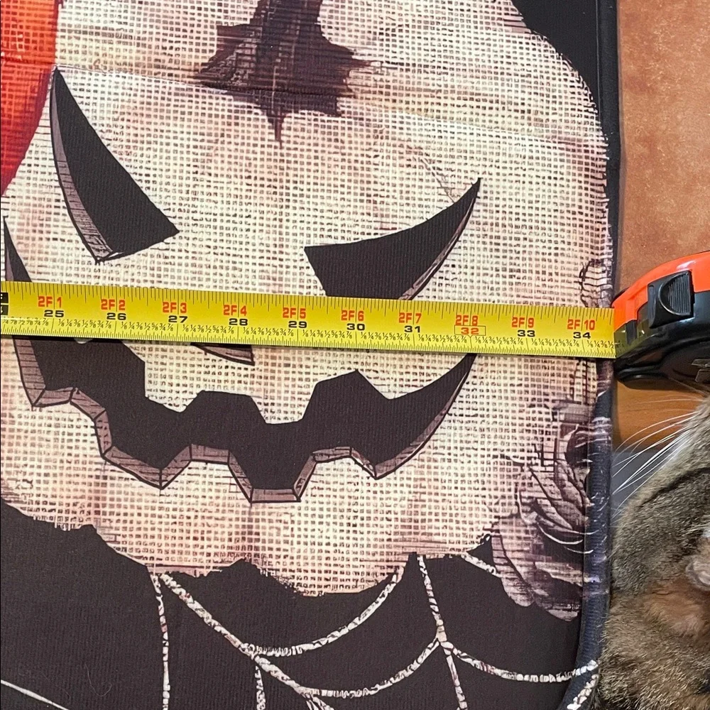 Halloween Pumpkin door mat